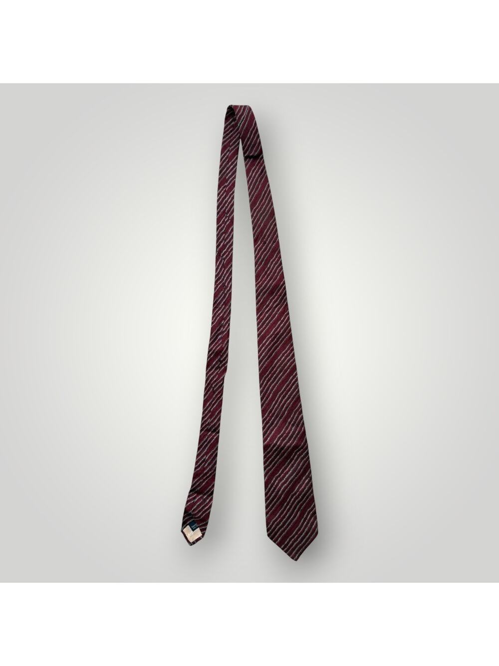 Vintage Givenchy Gentlemen Paris 100% Silk Neck Tie  Striped Made In USA